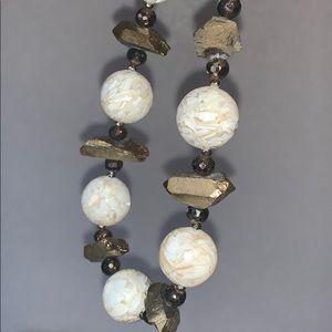 Mother of Pearl & Pylite Necklace